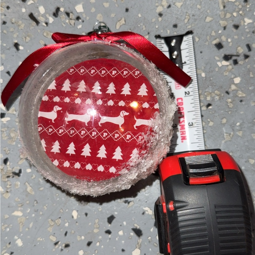 PINK Victoria's Secret Red Holiday Ornament